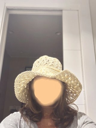 Gorro de Playa de Crochet