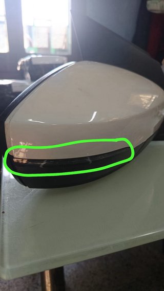 Retrovisor Volkswagen Polo 2010 copiloto