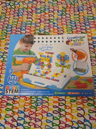 Puzzle Creativo 4 en 1 STEM 193 Piezas