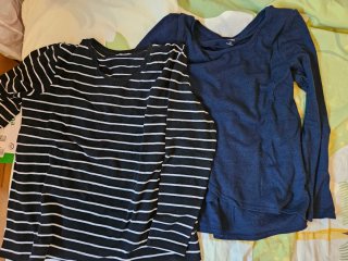 Camiseta de lactancia y sudaderas Kiabi tallas M/L