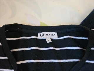 Camiseta de lactancia y sudaderas Kiabi tallas M/L
