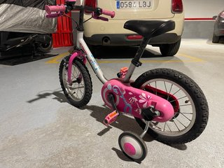 Bicicleta B'TWIN Unicornio 14 Rosa