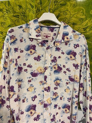 Camisa Shamat Estampada Floral Talla XL