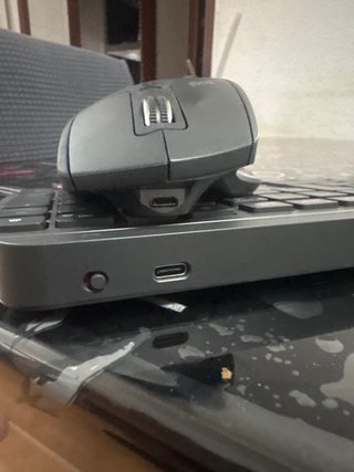 Teclado y Mouse Logitech Gris/Plata