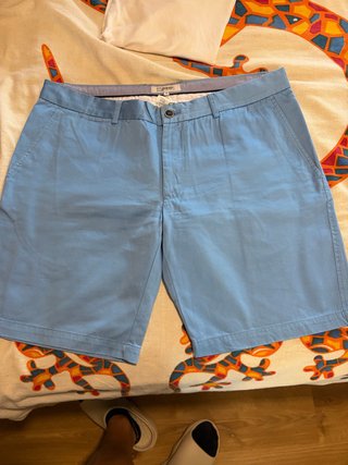 Pantalón corto Massimo Dutti azul talla 48