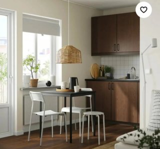 Silla IKEA ADDA metal gris y blanca, 3 disponibles