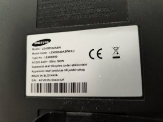 TV Samsung 40 Negra