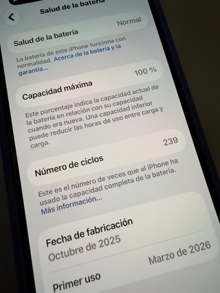 iPhone 16 negro perfecto, en garantía