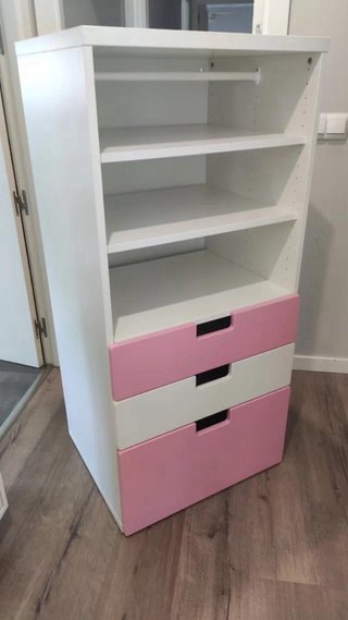 Armario STUVA Ikea (Rosa/Blanco)