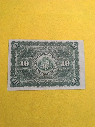 Billete 10 Pesos Banco Español de la Isla de Cuba