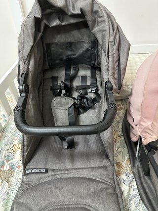 Hamaca para Bebé Gris baby monster easy twin 4