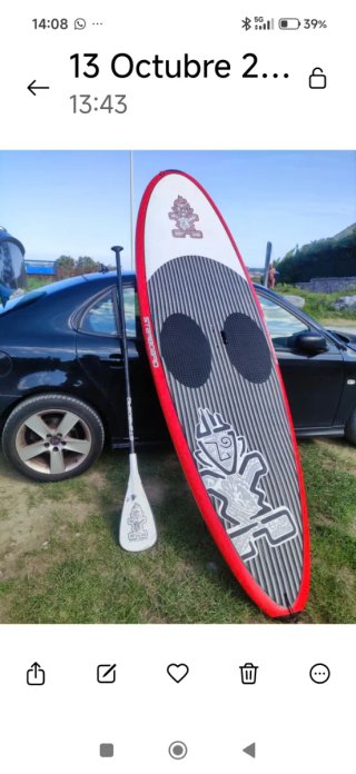 Tabla de Paddle Surf Starboard con remo de fibrs