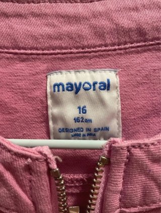 Chaqueta vaquera rosa Mayoral