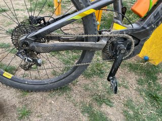 Bici Eléctrica Montaña Gris/Amarillo