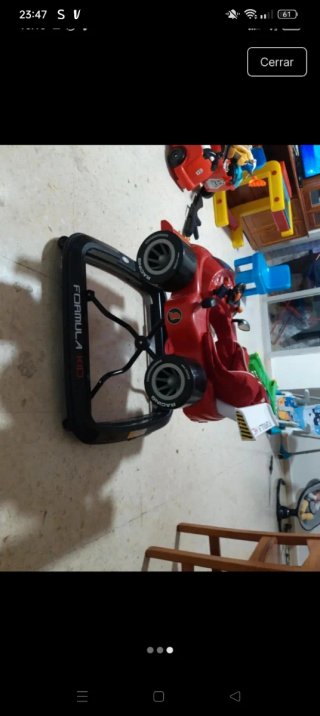Andador Coche Fórmula Kid Rojo