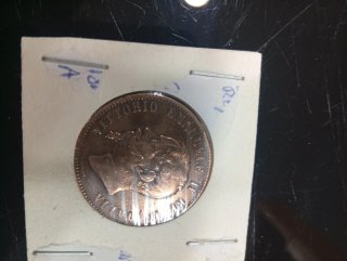 Moneda Vittorio Emanuele II Italia