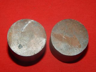 Cuños de bronce romanos del emperador Aemiliano
