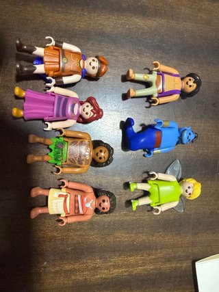7 Figuras Playmobil Kinder