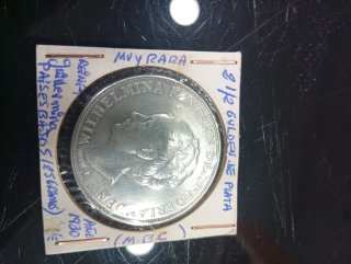 Moneda 2 1/2 Gulden Plata 1930