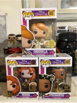 Pack Funko Pop! Disney Princesas Edición Dorada