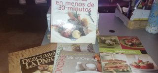 Libros de cocina x 5