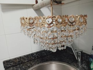 Lámpara funciona ,completa crista sbarosqui