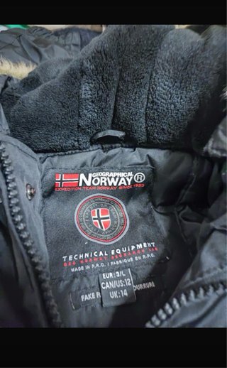 Abrigo Norway Negro!