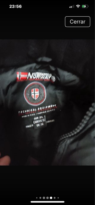 Abrigo Norway Negro!