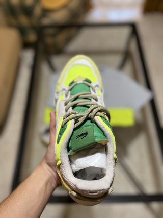 Zapatillas Lacoste verdes y amarillas Talla 44