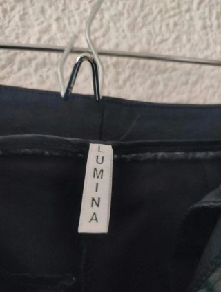 Pantalón de campana Lumina negro