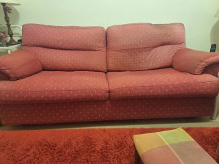 Sofá Cama Rosa