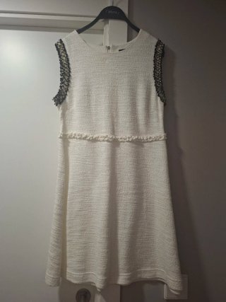 Vestido Sfera Blanco con Detalles