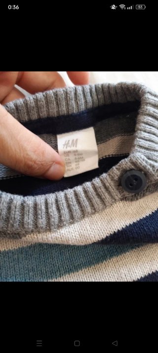 Conjunto bebé 4-6 meses: jersey y pantalón