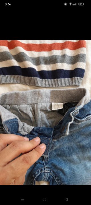 Conjunto bebé 4-6 meses: jersey y pantalón