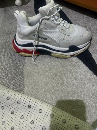 Zapatillas Balenciaga Triple S Blancas Talla 45
