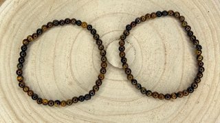 Pulsera Ojo de Tigre 4mm Natural