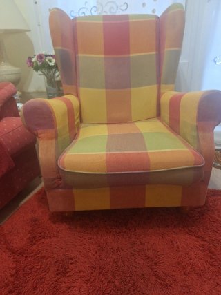 Sillón Orejero Multicolor