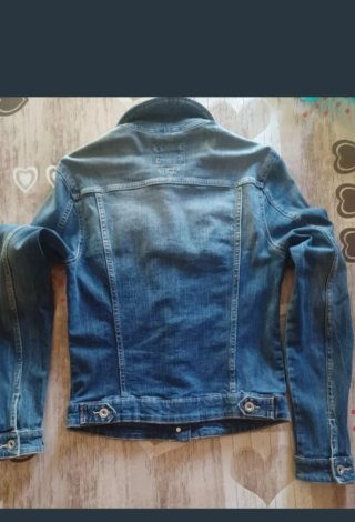 Cazadora vaquera azul talla 38