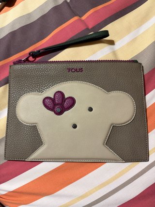 Cartera TOUS Beige y Morada