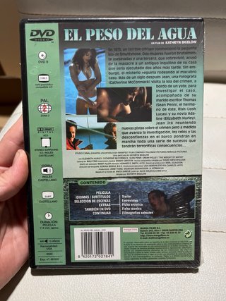 DVD El Peso del Agua Nueva precintada