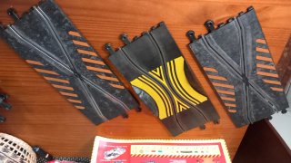 Scalextric: 2 cruces + recta chicane deslizante