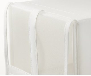 4 Caja organizadora Ikea blanca tela