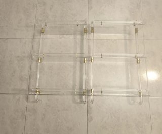 2 Estanterías de Metacrilato