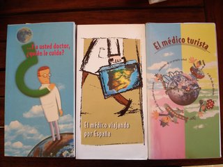 Médicos y viajes tres libros