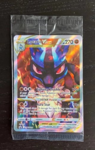 Carta Pokémon Lucario VSTAR VSTAR  sellada ingles