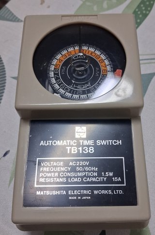 Interruptor Horário Mecânico Analógico TB138