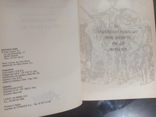 D. Quijote de la Mancha. Ilustrado por Doré. Albor