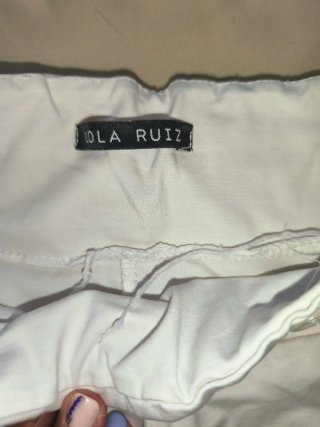 Pantalón blanco talla XL