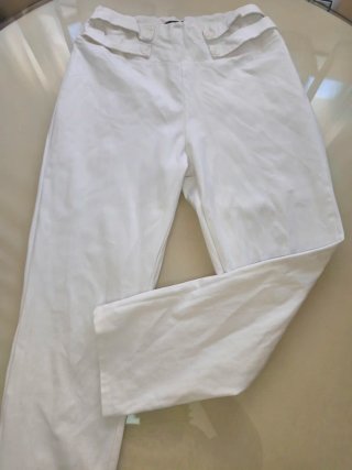 Pantalón blanco talla XL