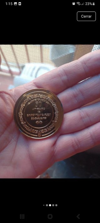 Moneda Conmemorativa 50 Aniversario Juan Carlos I